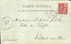 VINTAGE POSTCARD Castle of Chantilly the Court D Honor