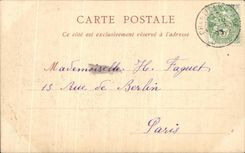 VINTAGE POSTCARD Castle of Chantilly the temple of Diane Avoids