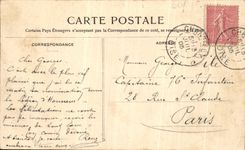 VINTAGE POSTCARD Chantilly the Statue of the Duke D Aumale by Gerome