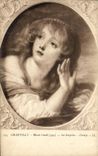 VINTAGE POSTCARD Chantilly Museum Cop the Greuze surprise