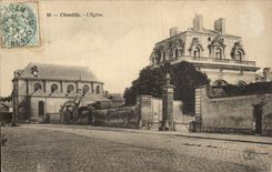 VINTAGE POSTCARD Chantilly L Church