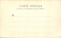 VINTAGE POSTCARD Castle of Chantilly East coast Seen of the floors