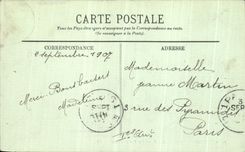 VINTAGE POSTCARD Castle of Chantilly the Western Frontage