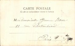 VINTAGE POSTCARD Surroundings of Chantilly Castle of the White Queen