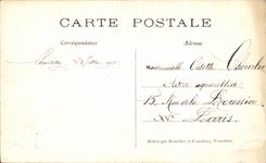 VINTAGE POSTCARD Surroundings of Chantilly Castle of the White Queen and house of the guards