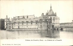 VINTAGE POSTCARD Castle of Chantilly Chatelet and the vault