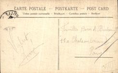 VINTAGE POSTCARD Chantilly Park of the Castle the temple of Diane