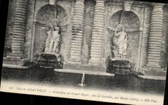 VINTAGE POSTCARD Park of Chantilly Decoration of the great degree Acis and Galathee by Hardy