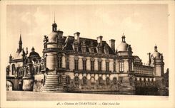 VINTAGE POSTCARD Northern Castle of Chantilly Cote Is