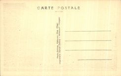 VINTAGE POSTCARD Chantilly the Castle the jump of the wolf