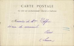 VINTAGE POSTCARD Castle of Chantilly Dimensions Northern