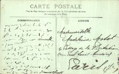 Castillo de la POSTAL de la VENDIMIA de Chantilly la galeria de los machos