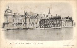 VINTAGE POSTCARD Castle of Chantilly west coast