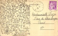 VINTAGE POSTCARD Chantilly the Castle Garden of Sylvle