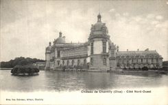 VINTAGE POSTCARD Chantilly the Castle Dimensions Northern West