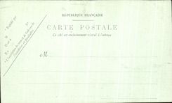 VINTAGE POSTCARD Castle of Chantilly Apartments the room