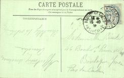 VINTAGE POSTCARD Castle of Chantilly Seen in the Park