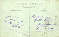 VINTAGE POSTCARD Chantilly the Castle L entered and the bridge levis