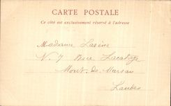 VINTAGE POSTCARD Castle of Chantilly the Frontage