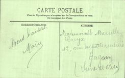 VINTAGE POSTCARD Chantilly L Entrce of the Castle