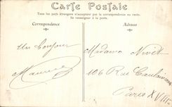 VINTAGE POSTCARD Chantilly the Castle D Enghien