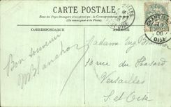 VINTAGE POSTCARD Castle of Chantilly L entered the vault