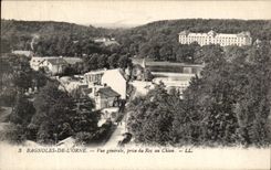 CPA Bagnoles de l Orne Vue generale prise du roc au chien 