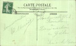 VINTAGE POSTCARD Castle Of Chantilly the vault