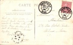 VINTAGE POSTCARD Castle Of Chantilly the Castle Seen of the Park