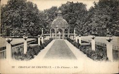 VINTAGE POSTCARD Castle Of Chantilly L island D Love