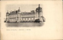 VINTAGE POSTCARD Chantilly the Castle Dimensions Northern