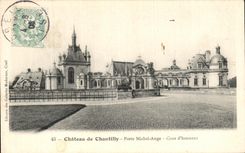 CPA Chateau De Chantilly Porte Michel Ange