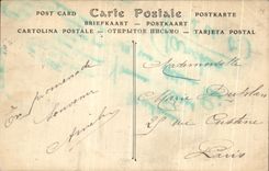 VINTAGE POSTCARD Chantilly the Castle View