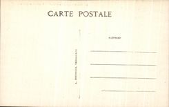 VINTAGE POSTCARD Chantilly the Castle House D Enghien Stag