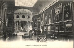 VINTAGE POSTCARD Chantilly the Picture gallery