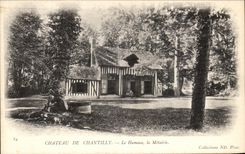 VINTAGE POSTCARD Chantilly the Hamlet the smallholding