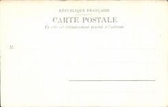 VINTAGE POSTCARD Chantilly Castle cattle sheds