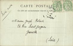 VINTAGE POSTCARD Castle Of Chantilly Seen from of the floor