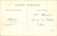 VINTAGE POSTCARD Castle Of Chantilly View