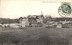 VINTAGE POSTCARD Castle Of Chantilly View