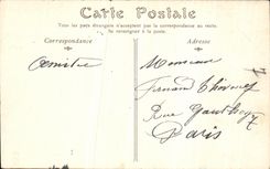 VINTAGE POSTCARD Castle Of Chantilly View