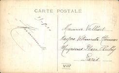 VINTAGE POSTCARD Chantilly the Castle L entered and the tower of the treasure