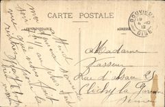 VINTAGE POSTCARD Chantilly Castle