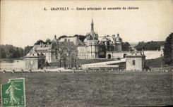 VINTAGE POSTCARD Castle Main entrance and together of the castle