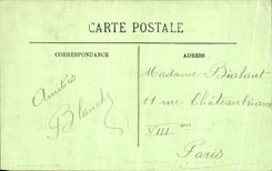 VINTAGE POSTCARD Chantilly Castle of the White Queen