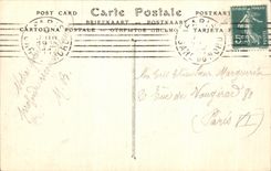 VINTAGE POSTCARD Surroundings of Chantilly Castle of the White Queen