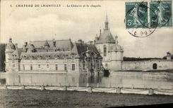 VINTAGE POSTCARD Castle Of Chantilly Chatelet and the vault