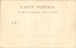 VINTAGE POSTCARD Park of the Castle Of Chantilly the room of the play of palm