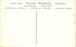 VINTAGE POSTCARD Castle Of Chantilly L staircase D honor detail of the slope