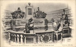 VINTAGE POSTCARD Castle Of Chantilly Mausoleum D Henri II prince de Conde
